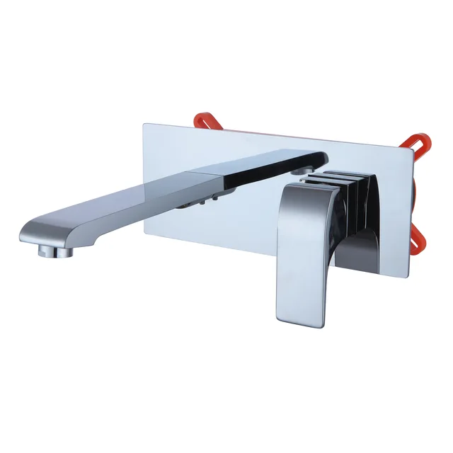 Concealed basin mixer