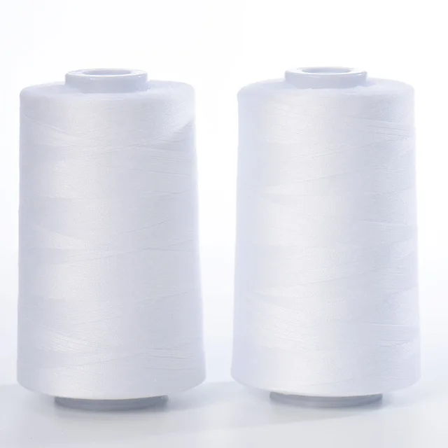 402 5000y anti-yellowing polyester thread bleached white