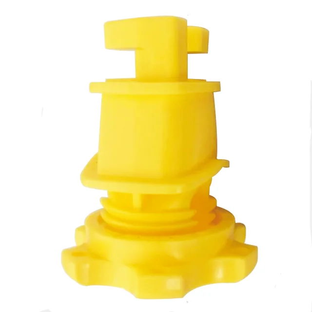 Plastic fence insulator