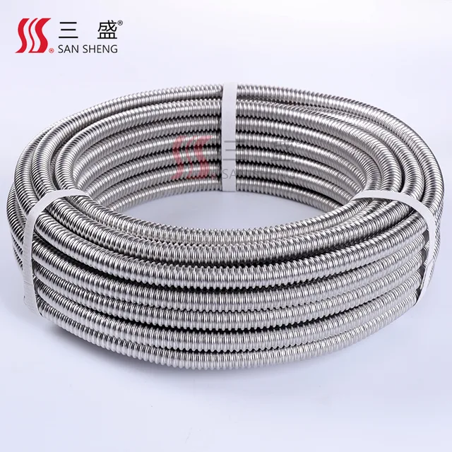 304 corrugated stainless steel water pipe