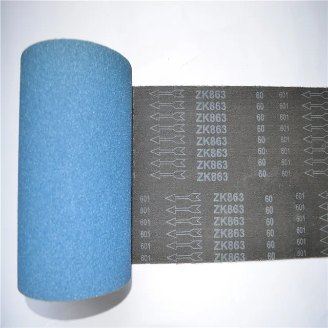 Blue Calcined aluminum oxide abrasive cloth roll ZK863