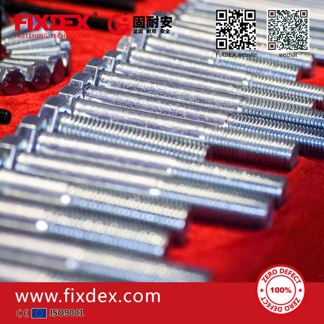Steel hex bolt