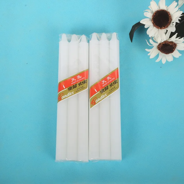 White household candle for Nigeria