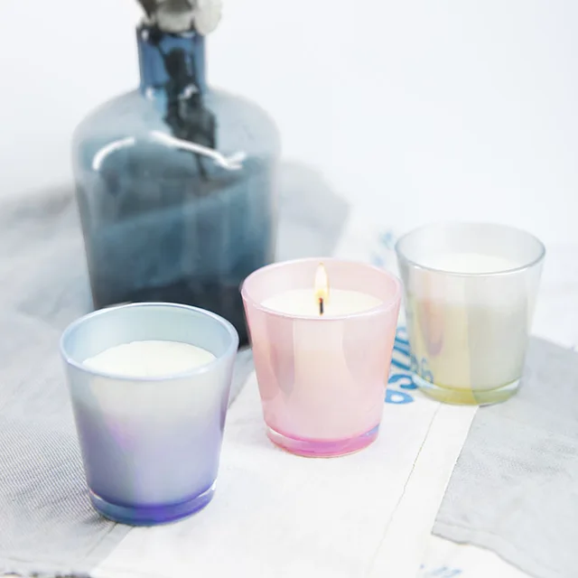 Candle holder soy wax scented candle glass candle jar