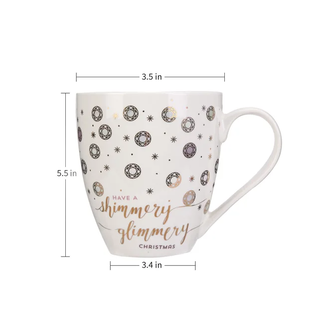 17oz creative ceramic mug gift box Style C