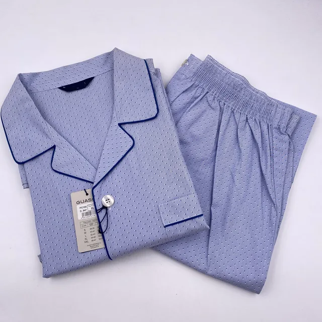 100% cotton men's woven pajamas