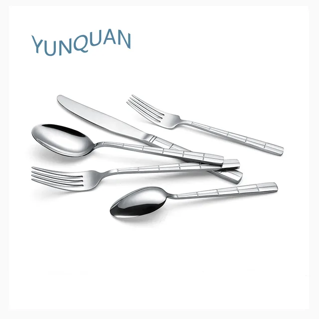 Stainless steel cutlery spoon fork knife