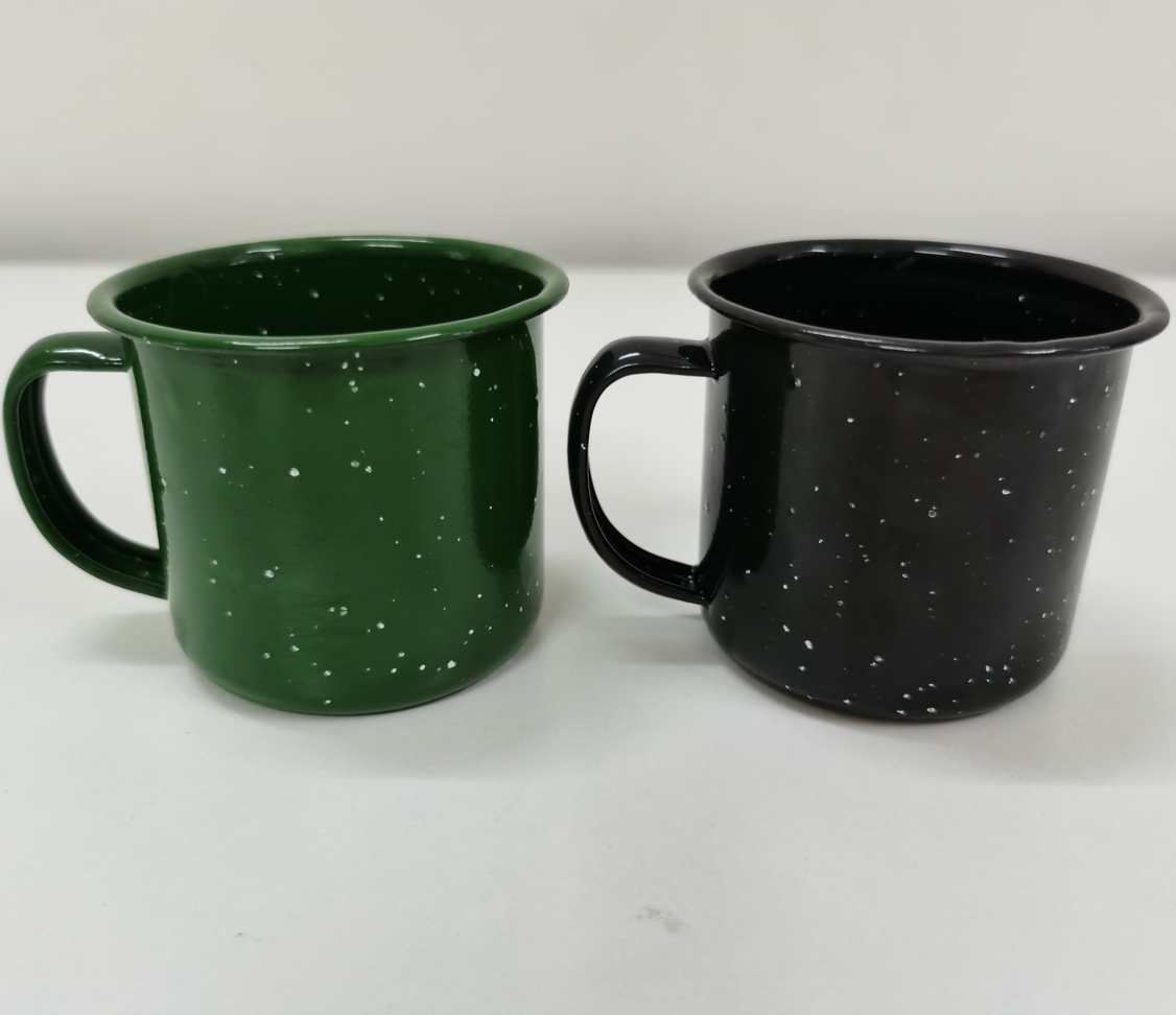 Best Mommy Enamel Mug Dark Color With White Dot