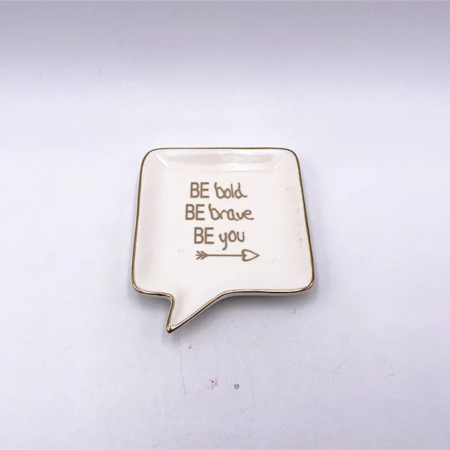 Ceramic Jewelry Plate display stand ceramic jewelry ring holder trinket ceramic jewelry dishes tray