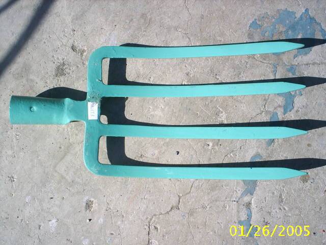 4 Flat teeth fork