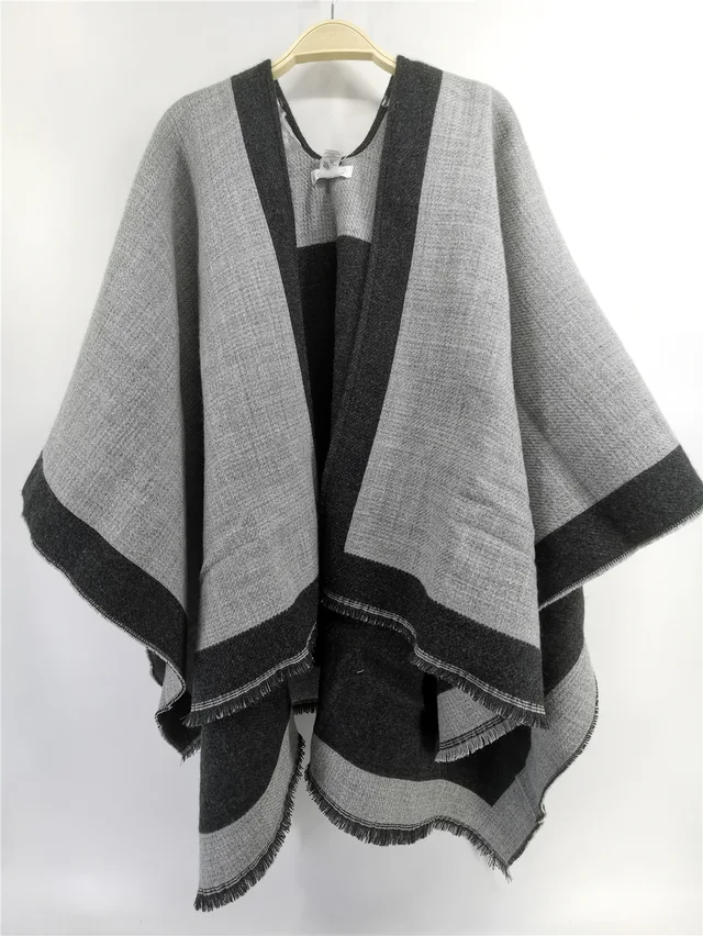Woven poncho