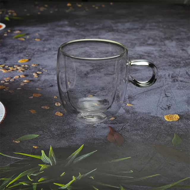 Double wall glass espresso-cappuccino-coffee cup