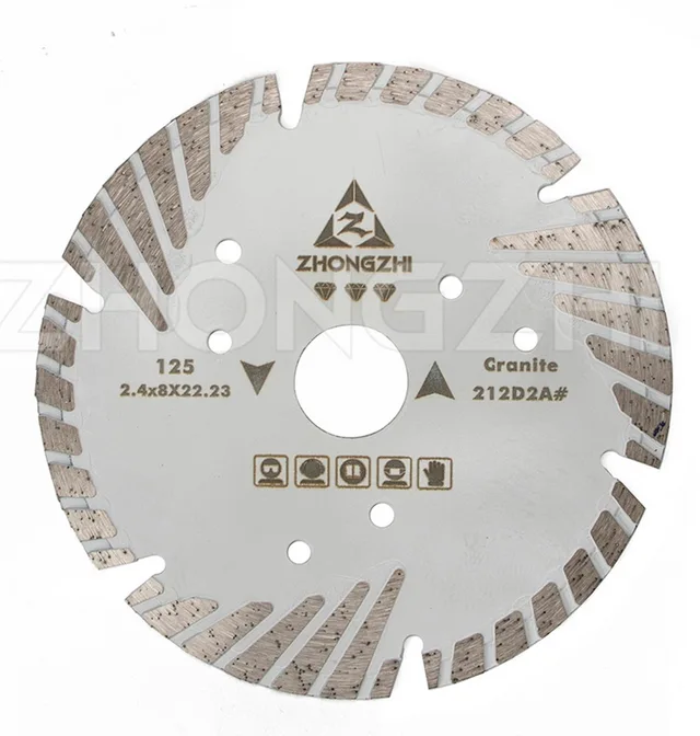001 Sintered bevel turbo blade （segmented type and continous rim type)