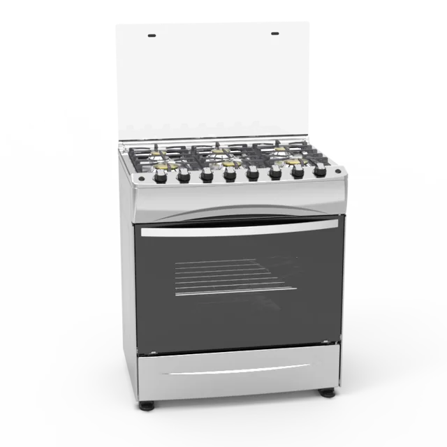 C800-FS 6-Head Free Standing Gas Oven With Stove