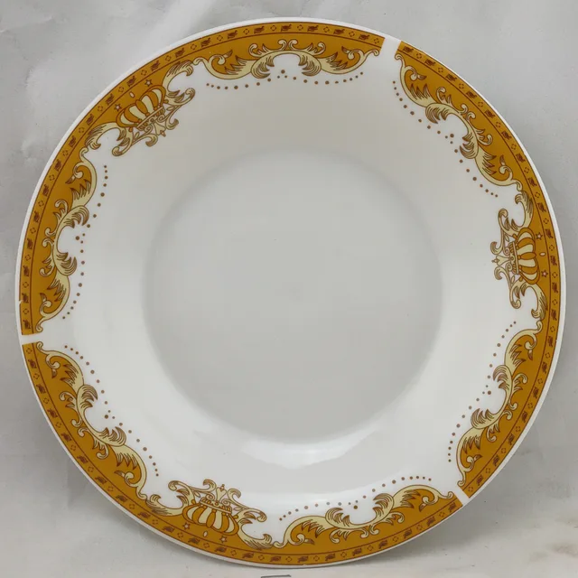 Soup Plate Porcelain Round Edge