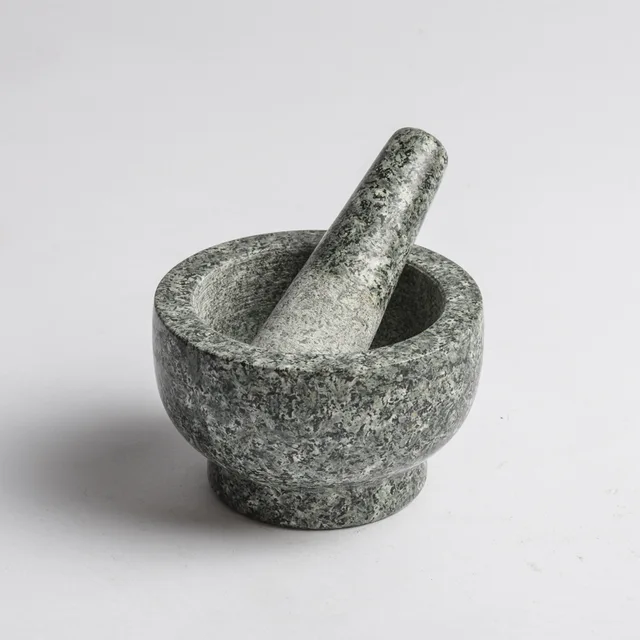 Granite mortar and pestle