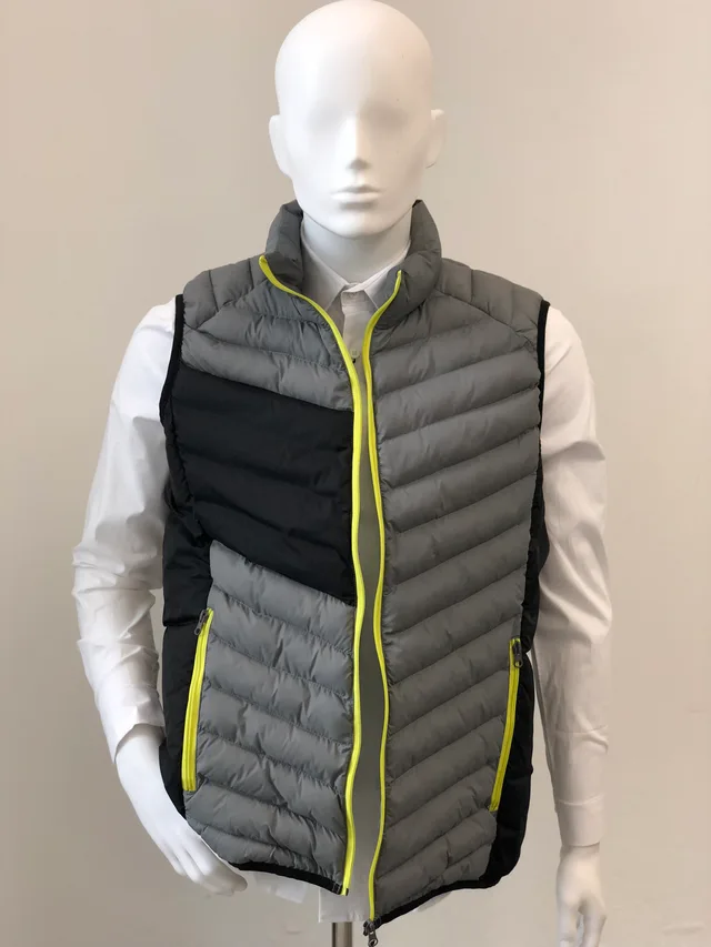Men's vest, fake down vest, body warmer