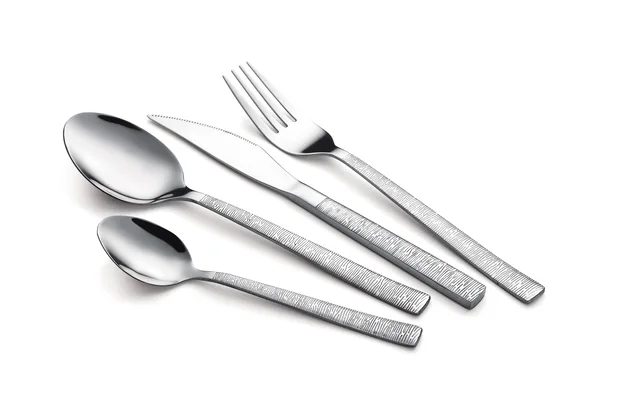 Cutlery with horizontal handle