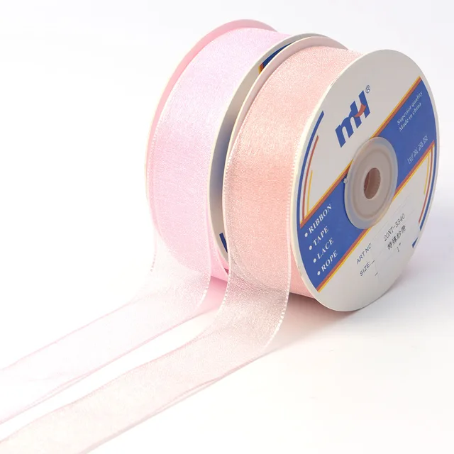 Sparkle Sheer Ribbon Glitter Organza Ribbon