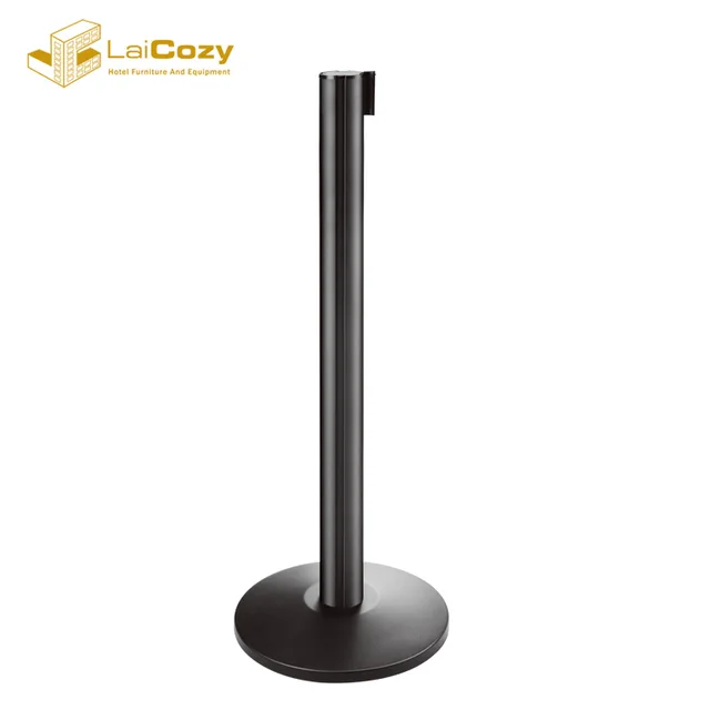 Retractable aluminium post