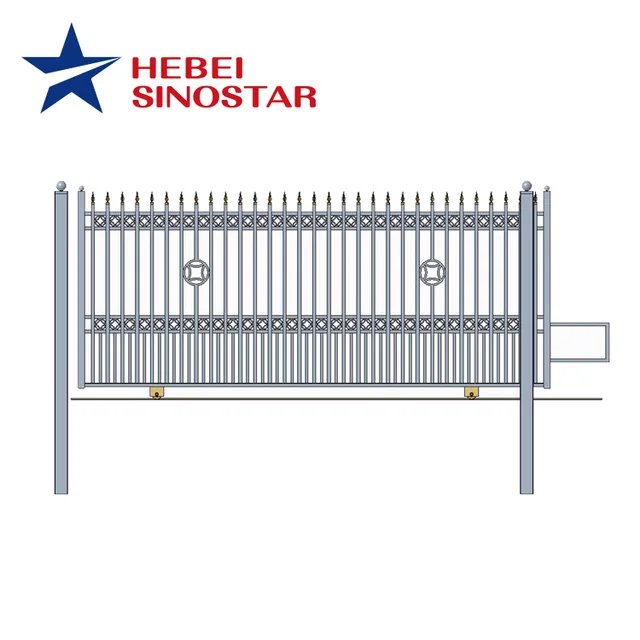 Wrought Iron Sliding Gates