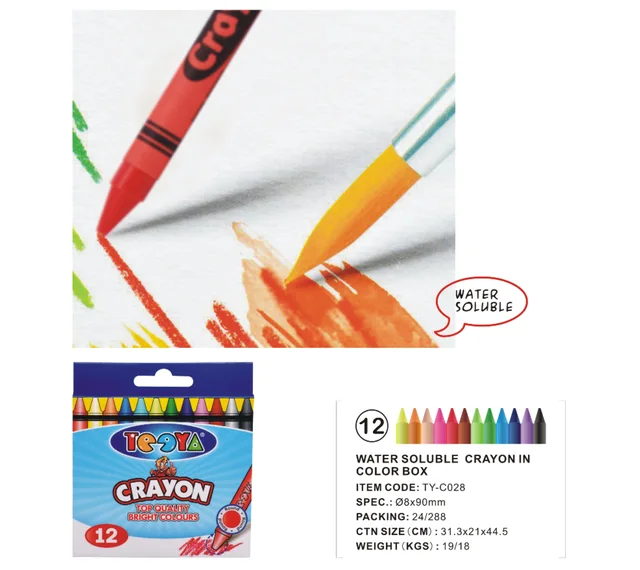 Water Solution Crayons