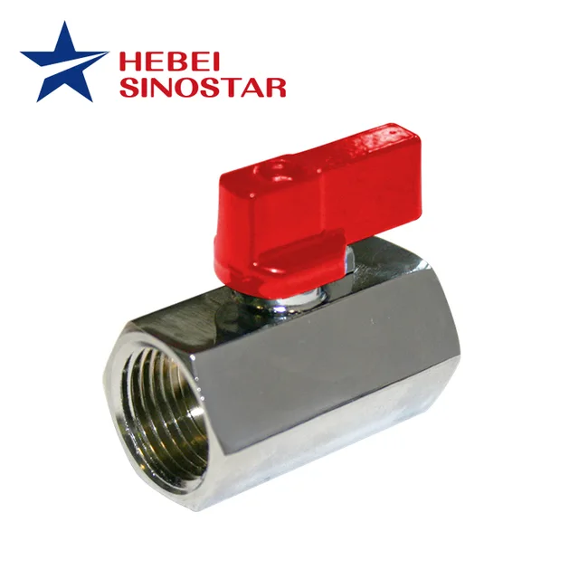 Silver Color Brass Ball Valve