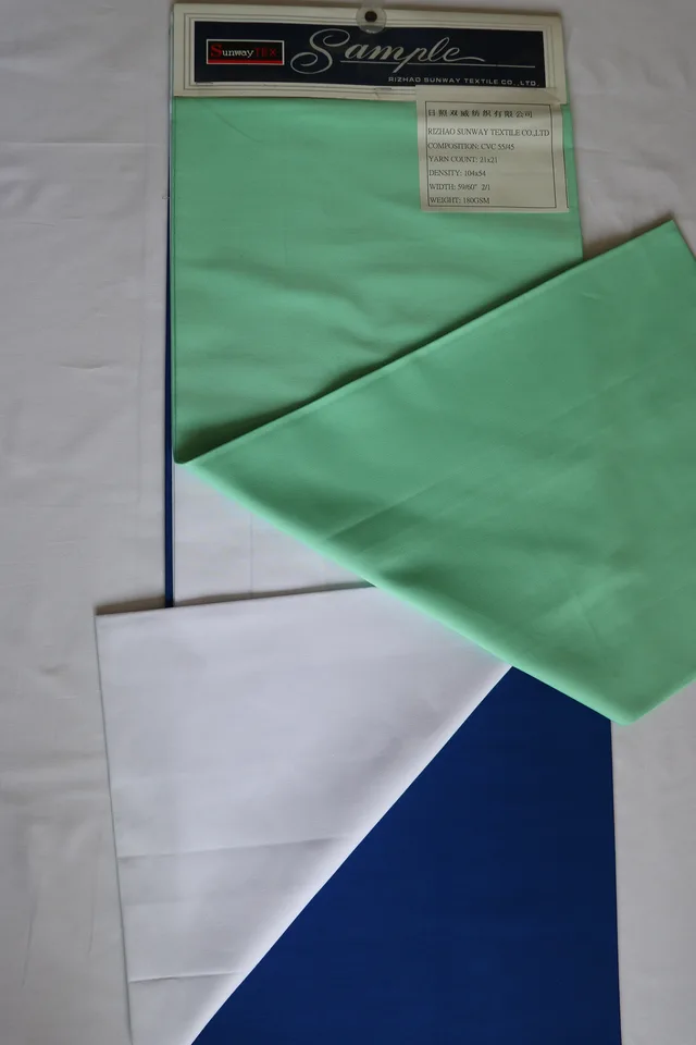 55%cotton 45%poly 180gsm Twill Dyed
