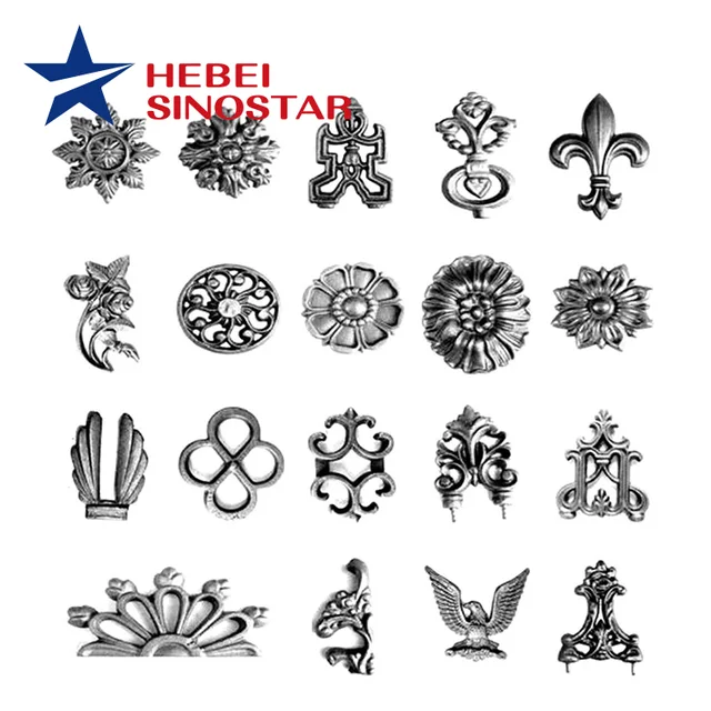 Forging Steel Handrail Decoration Flower