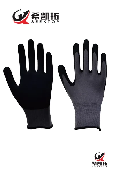 13g Polyester Shell Latex Sandy Coated