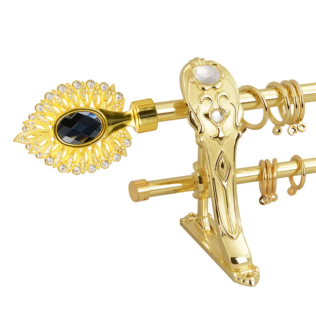 Curtain rod set and curtain accessories including curtain tape curtain hook tieback magnetic clip cloth rail aluminum curtain track