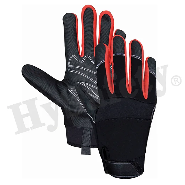 Mechanics gloves, Garden glove,PU glove, work glove, firm fit gloves