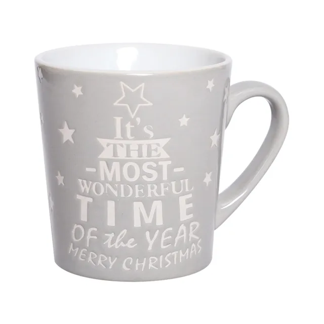 14oz/400ml Stoneware Mug With Christmas Design