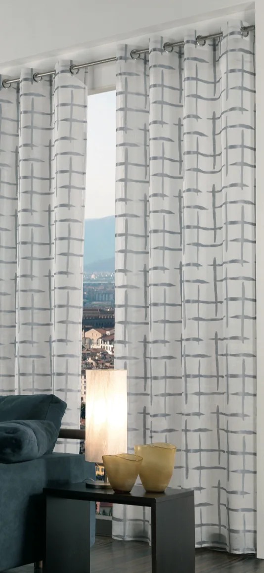 Sheer Jacquard Curtain