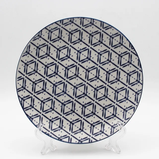 7.5 inch Porcelain Dinner Plate Coupe Shape