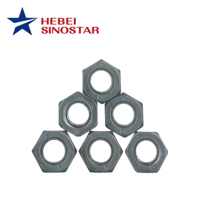 Black Oxide Hex Nuts