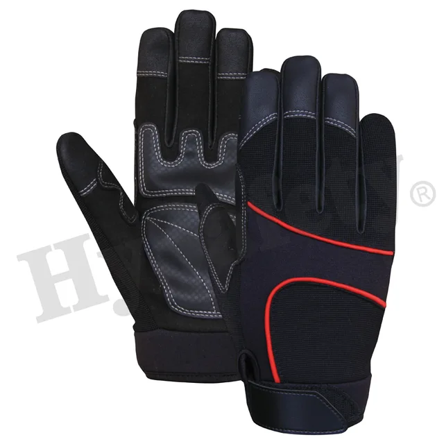 Work glove, work gloves,Mechanics gloves, Mechanics glove,synthetic leather glove, synthetic leather gloves,