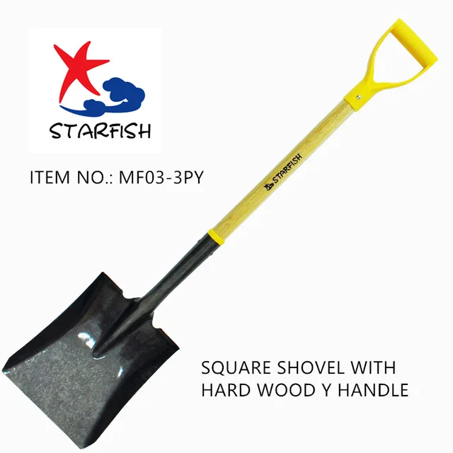 Square Spade With Wood Handle