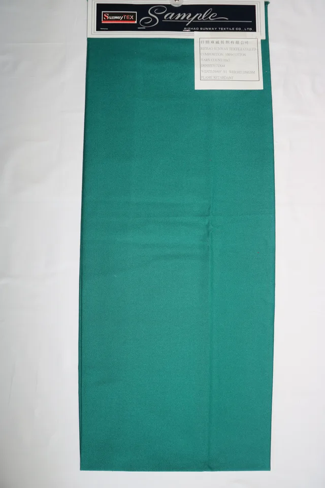 100% Cotton 350GSM Twill, Flame Retardant