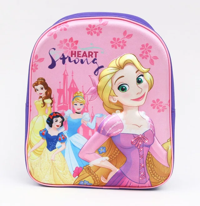 Girl use 3D effect kids use popular backpack