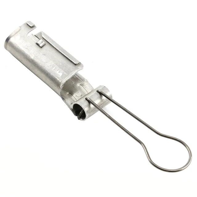 Aluminum optical fiber cable drop wire clamp
