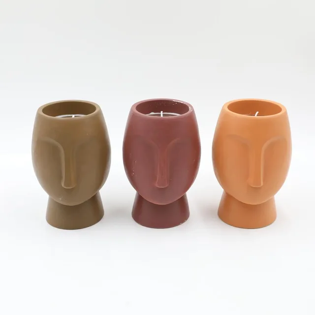 Decorated Scented Cement Candle