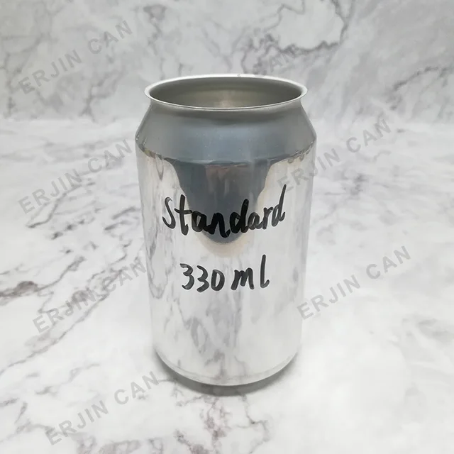 Blank Aluminum Cans Empty Cans 330ml Standard For Beverage Packing