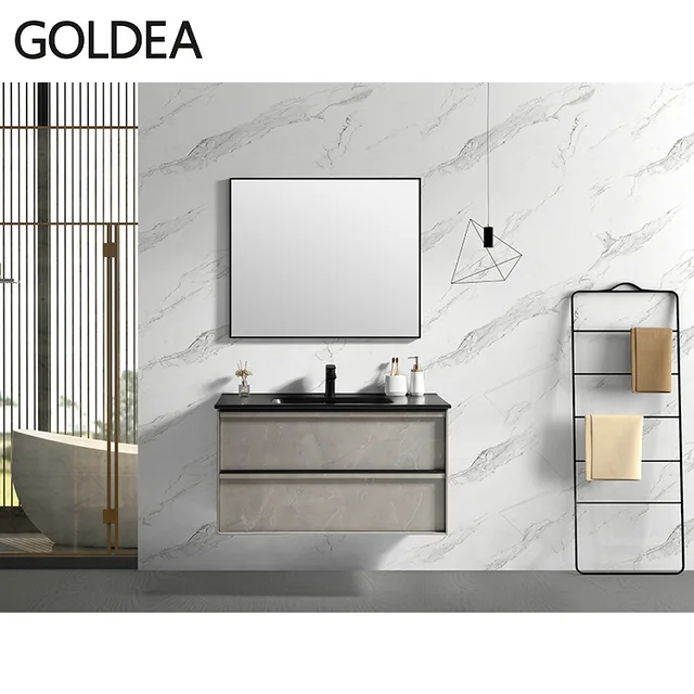 Luxury Wall Hung wholesale Contemporary Bathroom Vanity