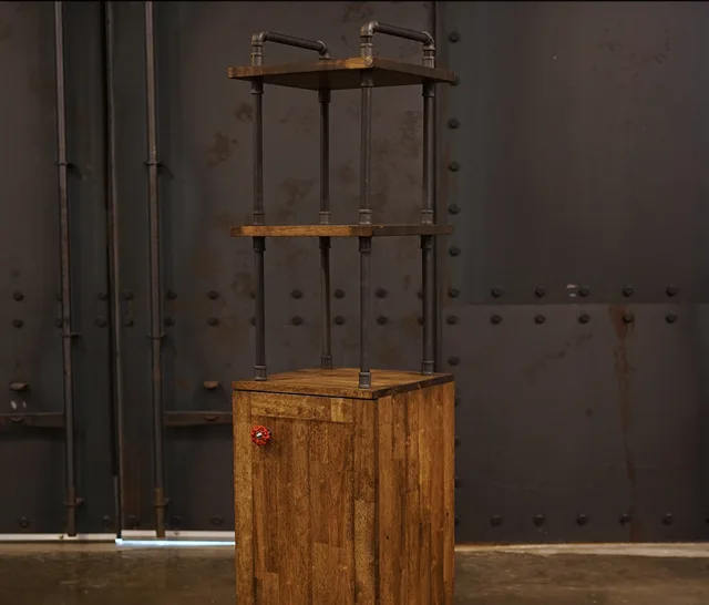 Industrial cabinet one door with 2 layer