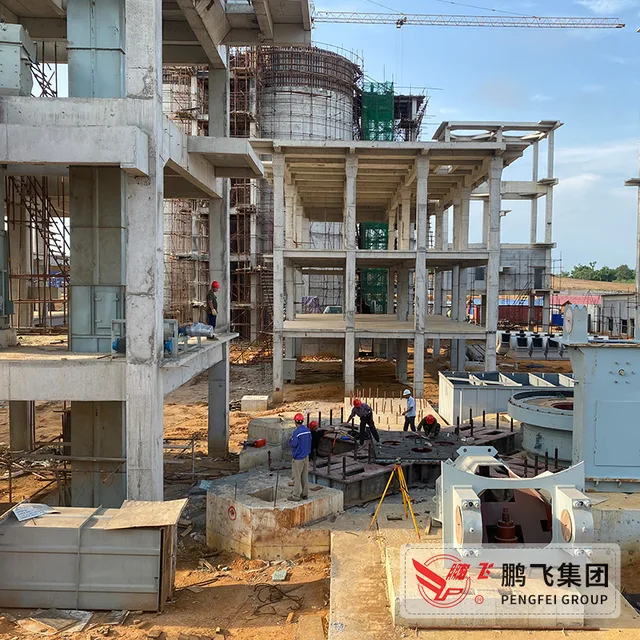 Cement grinding station with annual output of 1 million tons