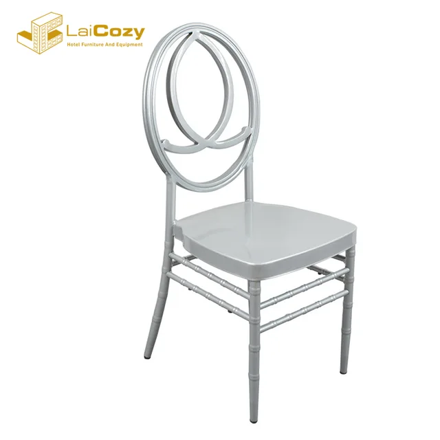Wholesale Events Metal Silver Phoenix Chair Stacking Party Metal Phoenix Chair Tiffany Chivari Chair
