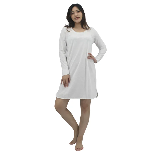 Ladies Long Sleeves Nightdress