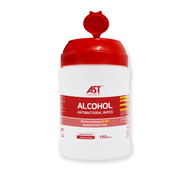 Customized Barrel Benzachloramine Hydrogen Peroxide antibacterial disinfect wipes