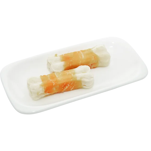Chicken Wrap Rawhide pressed bone